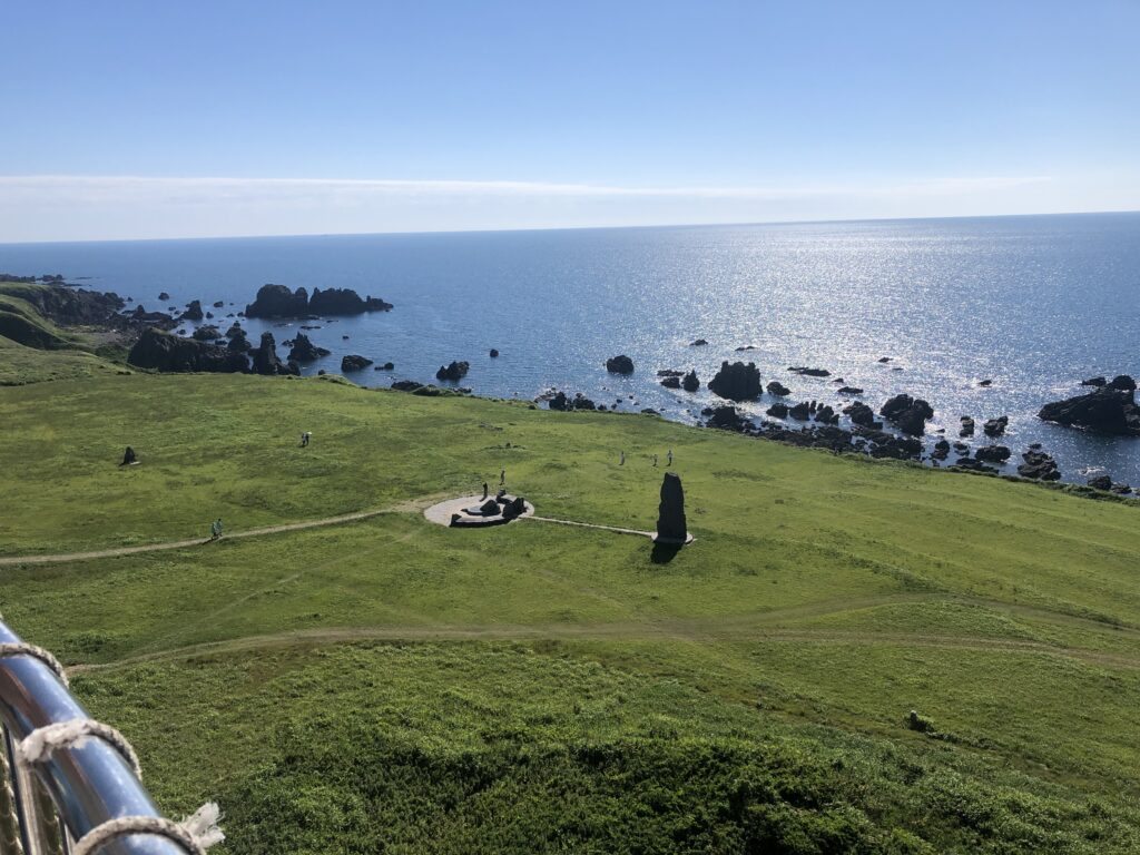 秋田県男鹿半島入道崎灯台からの眺め