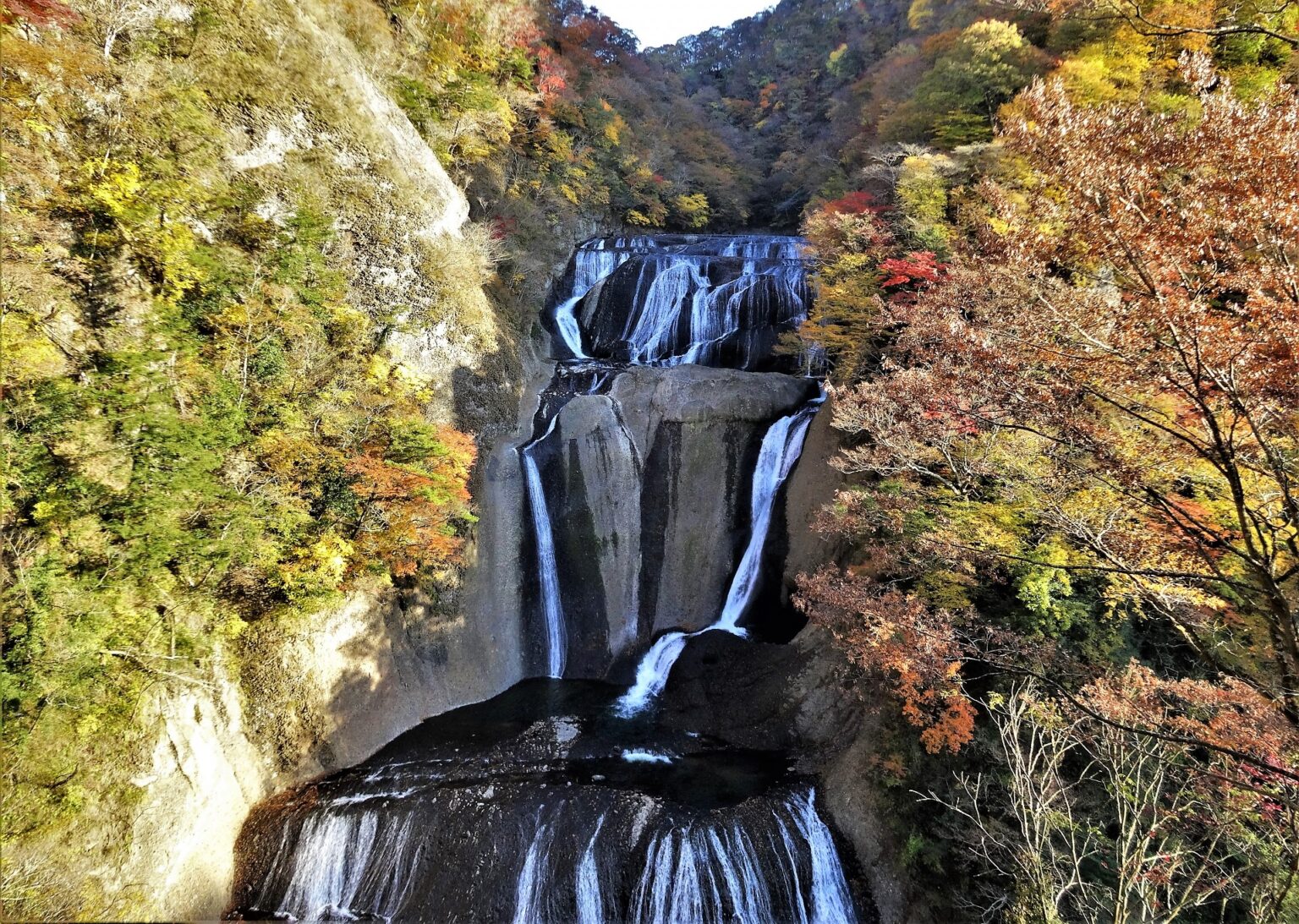 茨城県の袋田の滝