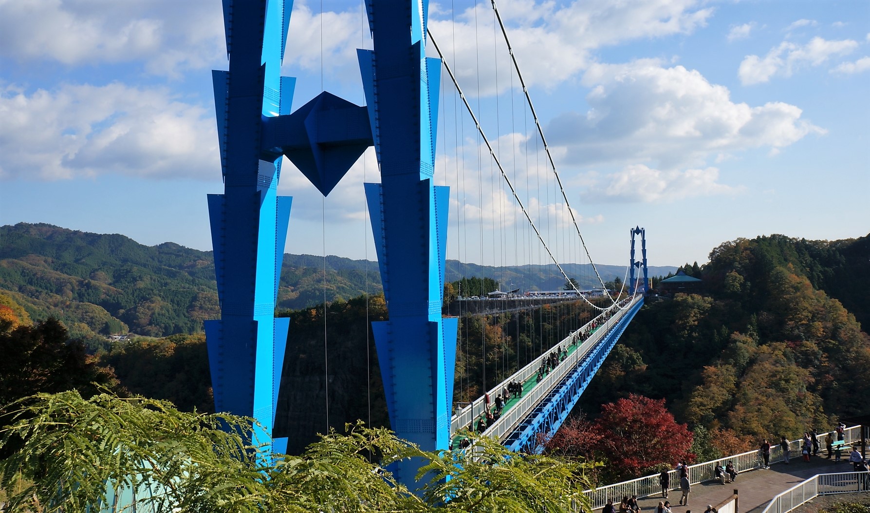 茨城県の竜神大吊橋